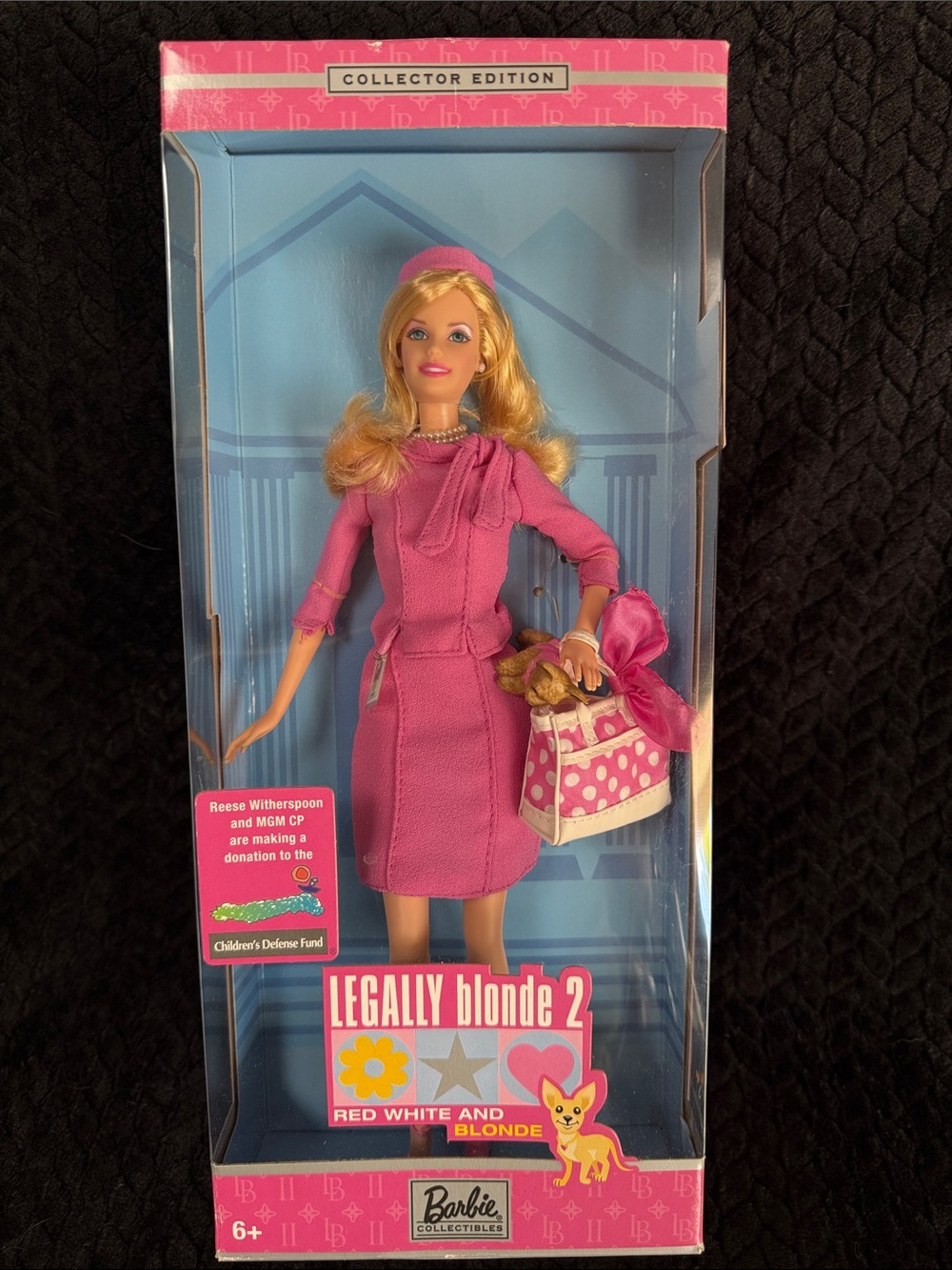 Barbie Legally Blonde 2 Pink Suit Barbie with Polka Dot Handbag